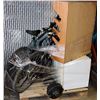 Image 1 : PALLET OF ESTATE INCL BIKES, MINI FRIDGE, JIFFY