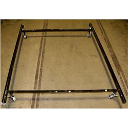 ADJUSTABLE UP TO QUEEN SIZE METAL BEDFRAME