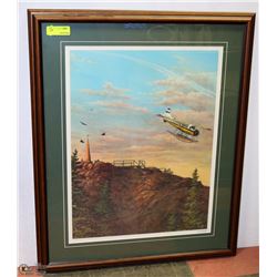 PILOTS MONUMENT LTD ED 263/399 SIGNED PRNT