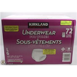 CASE OF 72 UNDERWEAR FOR WOMEN SIZE L