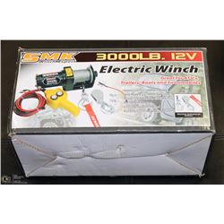 SMK 3000LB 12V ELECTRIC WINCH