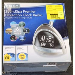 HOMEDICS SOUNDSPA PREMIER PROJECTION CLOCK RADIO