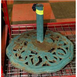CAST IRON "UMBRELLA OR SIGN" STAND