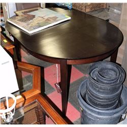 NEW  WOOD OVAL SHAPED KITCHEN TABLE