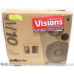 POLK AUDIO M10 ONE PAIR OF BOOKSHIELF SPEAKERS