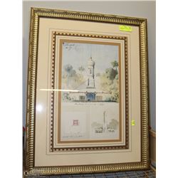 FRAMED MATTED HOME OR OFFICE ARTWORK