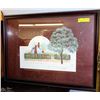 Image 1 : FRAMED PRINT BY D. MORGAN 1993, CUSTOM FRAMED