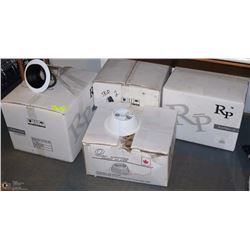 4 BOXES OF 5" & 6" NEW  POT LIGHT INSERTS INCL