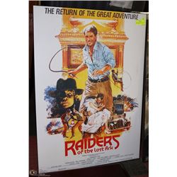 INDIANA JONES 35.5IN X 25.5 IN WALL PLAQUE