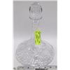 Image 1 : VINTAGE PINWHEEL CRYSTAL SHIP'S DECANTER W/