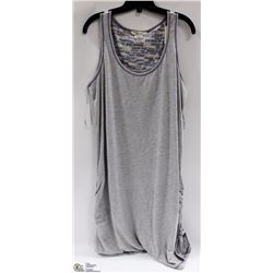 LADIES TANK DRESS GREY SIZE 3X