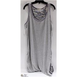 LADIES TANK DRESS GREY SIZE 3X