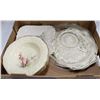 Image 1 : FLAT WITH 7 PIECES OF FANCY SERVING PLATES &