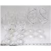 Image 1 : FLAT WIITH 10 PC CRYSTAL WINE GLASSES
