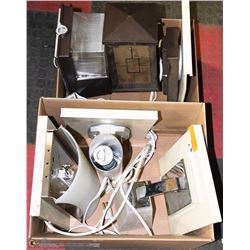 2 BOXES OF ASSORTED LIGHTS