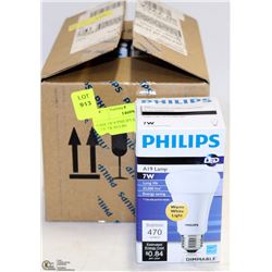 CASE OF 6 PHILIPS ENERGY LONG LIFE 7W BULBS