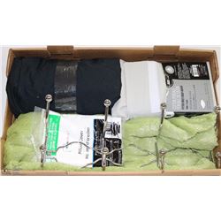 FLAT WITH CHROME WALL HOOK, TWIN BEDSKIRT, TWIN