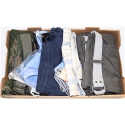 FLAT WITH MENS SIZE LARGE CLOTHING INCLUDES