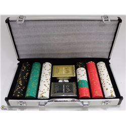 CAESAR'S PALACE LICENSED POKER CHIP SET 300 CHIPS