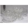 Image 1 : BOX W/ ASSORTED CRYSTAL INCL FRUIT BOWL, PLATTER,
