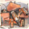 Image 1 : 2 RIDGID 18V LITHIUM DRILLS WITH 2 BATTERIES AND 3