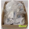 Image 1 : BOX OF PEDIATRIC PARTICAL NON-REBREATHING MASK W/