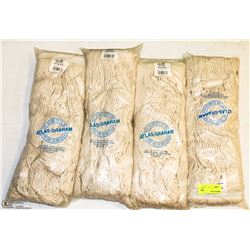 4 NEW COMMERCIAL MOP HEADS
