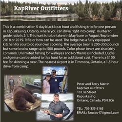 Kapriver Outfitters Ducks, Geese & Grouse