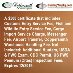 COPPERSMITH GLOBAL LOGISTICS/HuntingTrophy.com