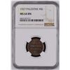 Image 1 : Palestine 1927 Mil NGC MS64 Brown *ONLY 18 GRADED*
