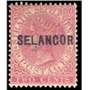 Image 1 : Selangor 1882 2 Cents Scott #7 Rose PSE Selangor Cancel/Overprint