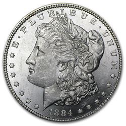 1884 $1 Morgan Silver Dollar Coin