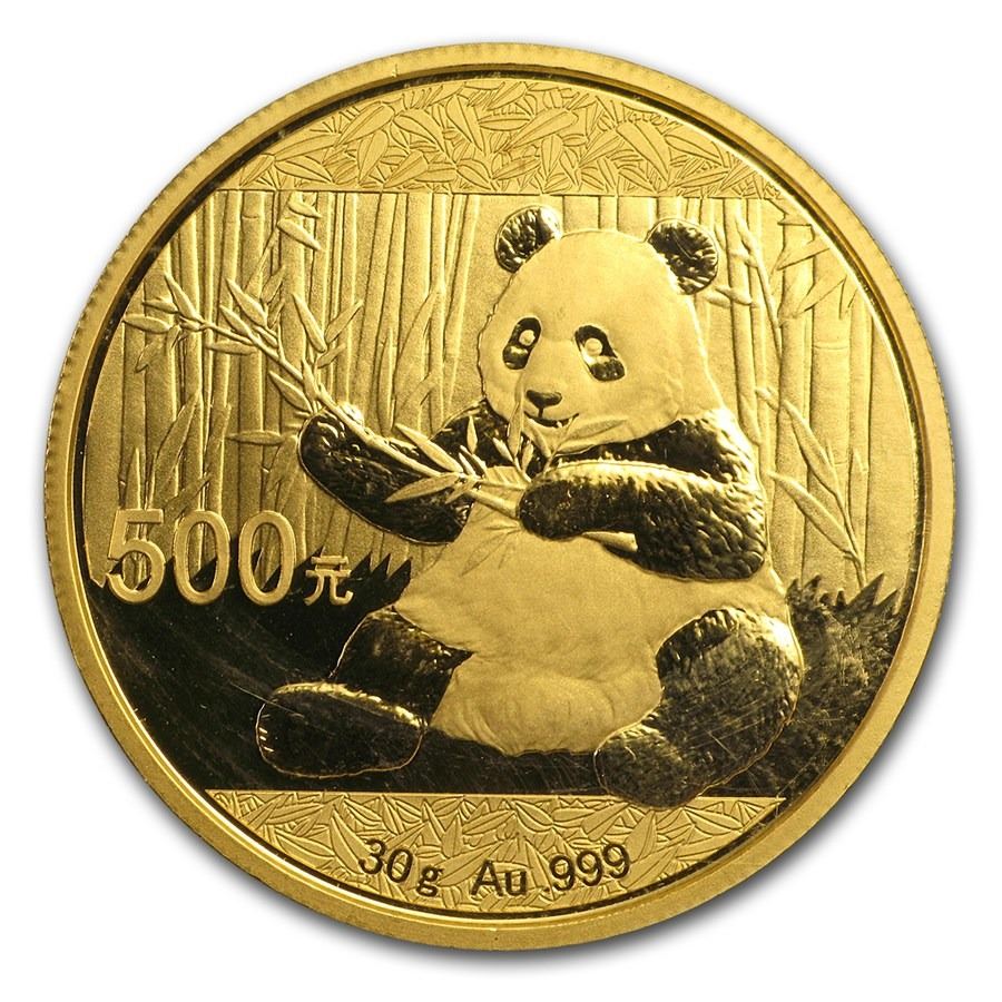 2017 China Panda 500 Yuan Gold Coin