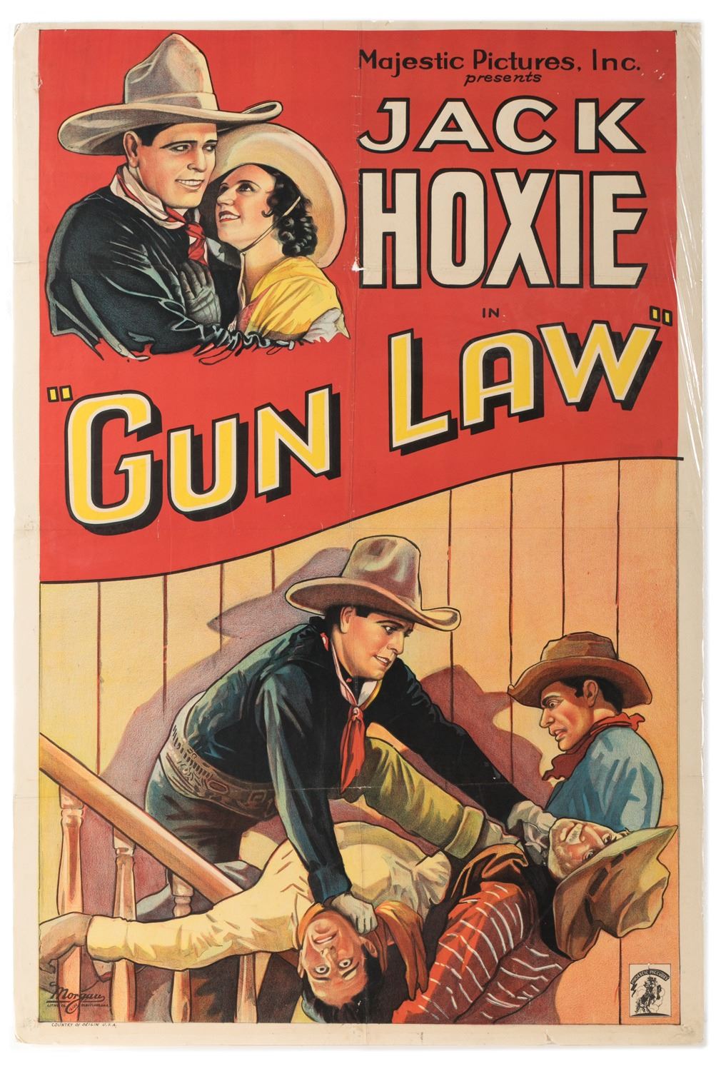 Jack Hoxie Original Lithograph Movie Poster