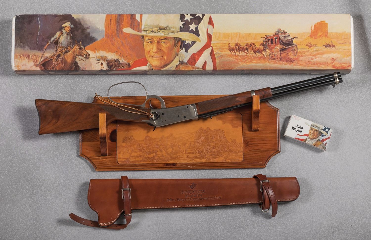 John Wayne Commemorative Winchester Rifle & Accessories