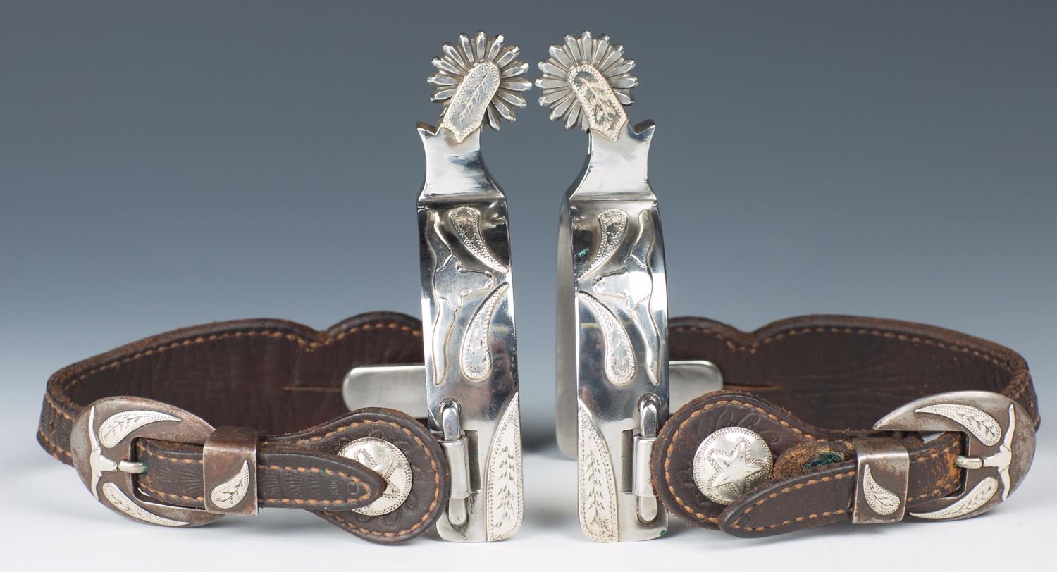 Jerry Lindley (Weatherford, TX) Longhorn Spurs