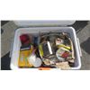 Image 2 : Misc. Nails and Hardware Contained in Cooler and 3 Buckets