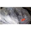 Image 26 : Qty 2 Rolling Shelves and Cart w/ Contents: Engines, Parts, Rims, Etc.
