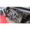 Image 9 : Qty 2 Rolling Shelves and Cart w/ Contents: Engines, Parts, Rims, Etc.