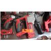Image 2 : Large Lot of Cordless Power Tools Contained in 2 Ridgid Tool Boxes: Ryobi & Milwaukee