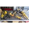 Image 1 : Qty 5 Dewalt Power Tools: Impact Wrench, Band Saw, Grinder, Sander
