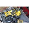 Image 2 : Qty 5 Dewalt Power Tools: Impact Wrench, Band Saw, Grinder, Sander