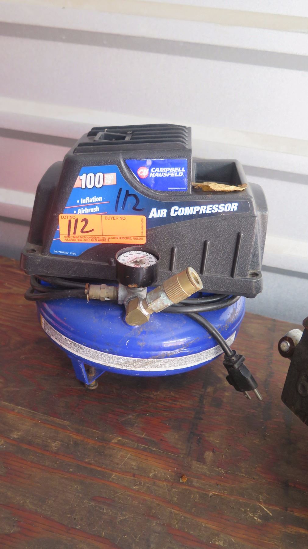 Campbell Hausfeld WL003204AV Air Compressor Isolation Mount