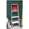 Image 3 : Qty 2 Ladders and Step Stool