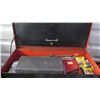 Image 2 : Black Tool Box w/ Contents: Tap and Die Chisels, etc.
