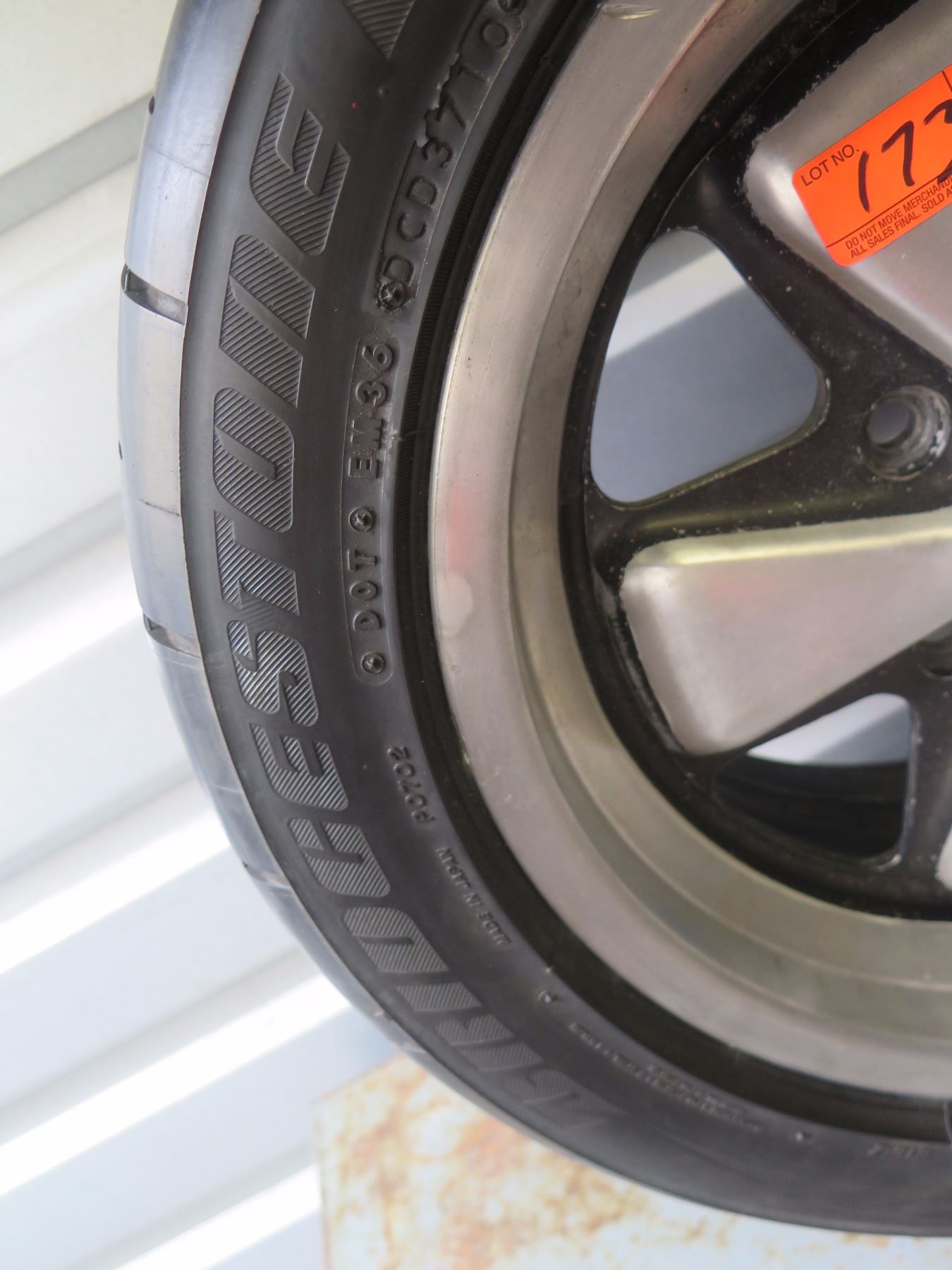 Bridgestone Potenza 205/50/R15 Tires with Rims