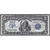 Image 1 : 1899 $5 Indian Chief Silver Certificate Bank Note