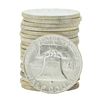 Image 2 : Roll of (20) 1958-D Brilliant Uncirculated Franklin Half Dollar Coins