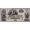 Image 1 : 1800's $20 Canal Bank of New Orleans Obsolete Note