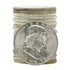 Image 1 : Roll of (20) 1953-D Brilliant Uncirculated Franklin Half Dollar Coins